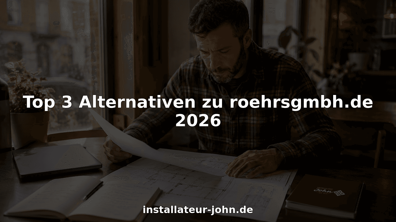 Top 3 Alternativen zu roehrsgmbh.de 2026
