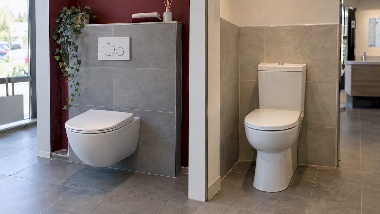Wand-WC vs Stand-WC: Was passt in Ihr Bad?
