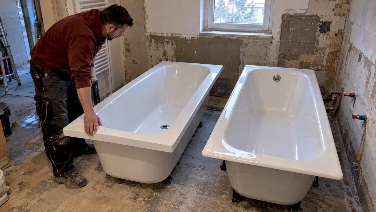 Stahl-Emaille oder Acryl: Welche Badewanne passt zu Ihrem Bad?